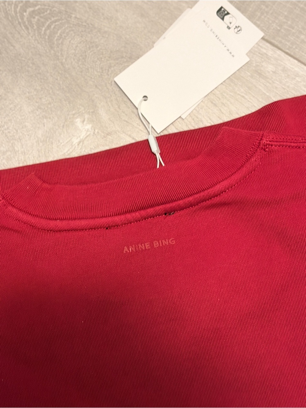 Brand 🆕 Anine Bing Miles Chenille Signature Sweatshirt - Picture 5 of 8